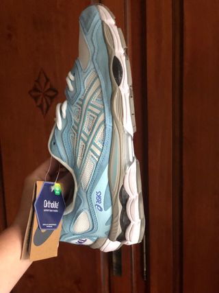 Zapatillas Asics Hombre Azul/Blanco