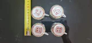 4 Tacitas de Porcelana Macao