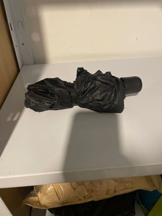 Paraguas plegable negro