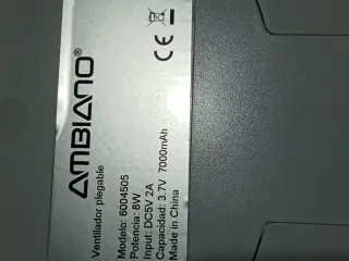 Ventilador USB Ambiano