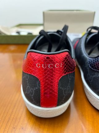 Zapatillas Gucci Originales Negras y Rojas