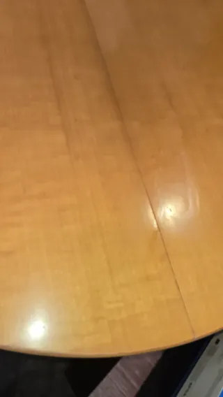 Mesa de comedor no extensible de madera, 90 cm