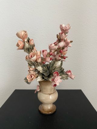 Florero de porcelana italiana