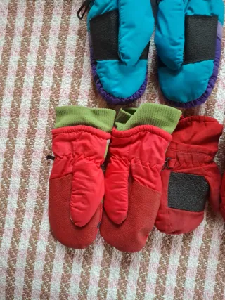 Set guanti neve bambino 3 paia da 4 anni a 6 anni