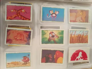 Lotto 10 Figurine Il Re Leone Panini 1994 - Disney