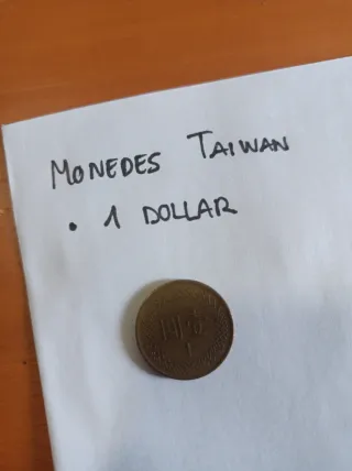 Moneda 1 Dólar Taiwán