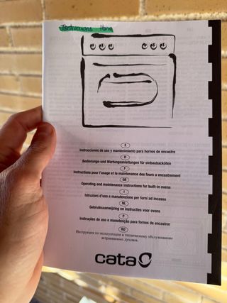 Horno de cocina CATA