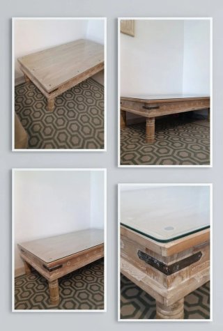 Mesa de madera maciza