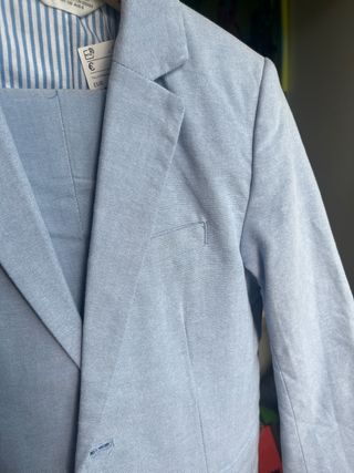 Traje de niño H&M azul TALLA 7-8 años