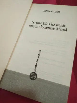 Lo que Dios ha unido que no lo separe mamá