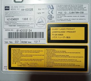 Lector CD-ROM IDE Toshiba XM-6302B