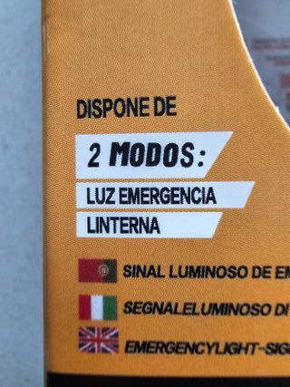 Linterna de Emergencia V16 DARKFAIRY