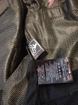 Chaqueta Moto Mujer Talla S Negra y Rosa