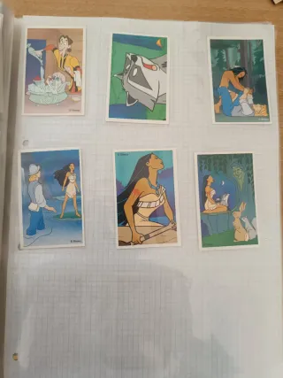 Lotto Figurine Pocahontas Disney Panini 1995