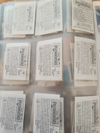 Lotto Figurine Pocahontas Disney Panini 1995