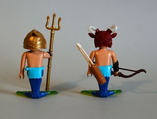 Playmobil Triton Y Caballito de Mar Custom
