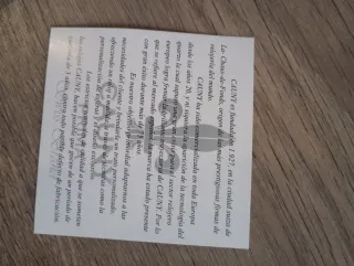 Reloj CAUNY XII Aniversario CEP