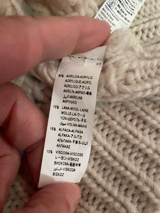 Maglione Benetton misto lana e alpaca tg. M