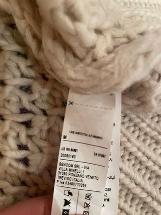 Maglione Benetton misto lana e alpaca tg. M