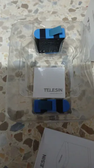 Cargador Telesin +2 baterías GO PRO HERO 8/7/6/5
