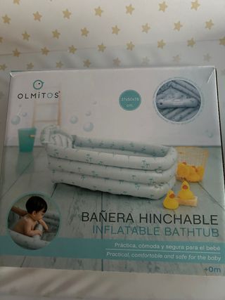 Bañera Hinchable Olmitos Bebé 37x50x78 cm