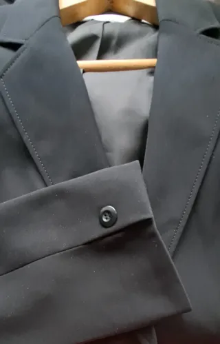 Chaqueta de vestir negra mujer