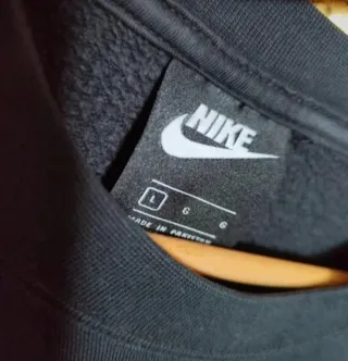 Sudadera Nike Negra Ancha Talla L