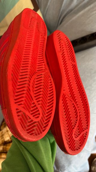 Zapatillas Adidas Superstar Rojas Talla 39