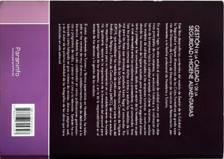 Gestión de la calidad y de la seguridad e higie...