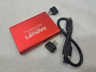SSD Portátil Lenovo USB-C Rojo