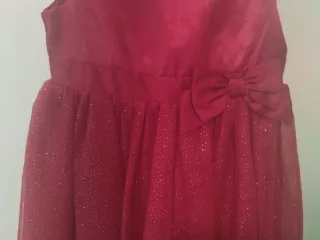 Vestido fiesta H&M bebé niña rojo