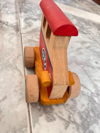 Tren de madera taxi