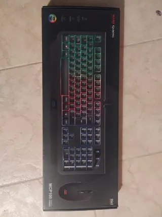 Teclado y Ratón Gaming Mars Gaming RGB