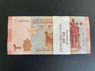 100 Banconote Siriane da 100 Lire