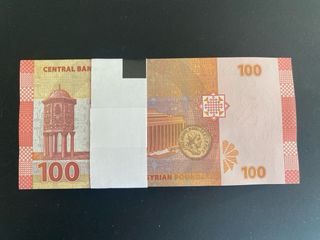 100 Banconote Siriane da 100 Lire