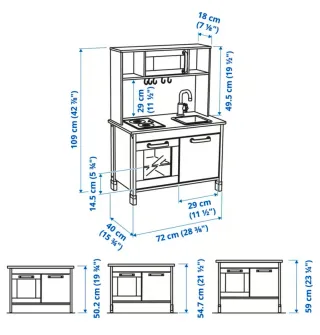 Cocinita de madera IKEA