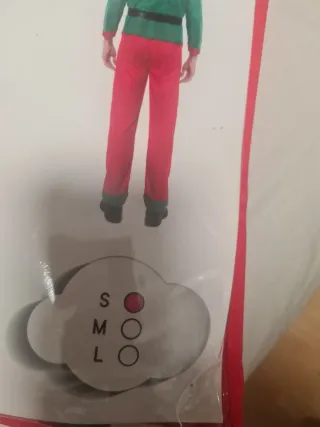 Disfraz Elfo Talla S (10-12 años)