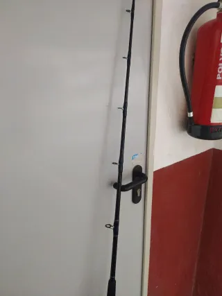 Caña de pescar con carrete 2m