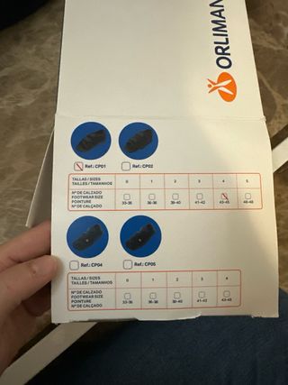 Zapato post-quirúrgico negro