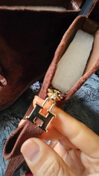 Botines de cuero con pelo de caballo