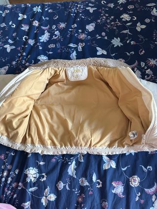 Cazadora Zara Niña Talla 9-10 Beige