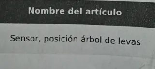 Sensor Árbol de Levas RIDEX 3946S0087