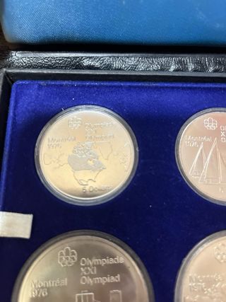 Set 4 monete argento 925 (145 grammi)