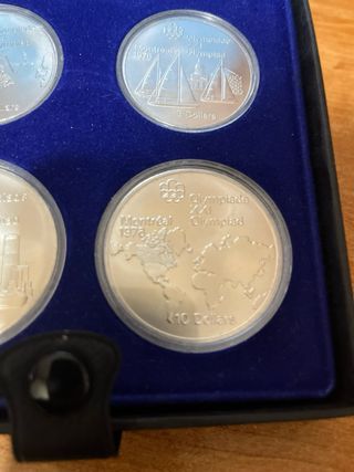 Set 4 monete argento 925 (145 grammi)