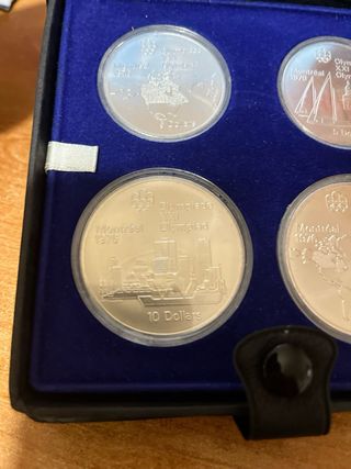 Set 4 monete argento 925 (145 grammi)