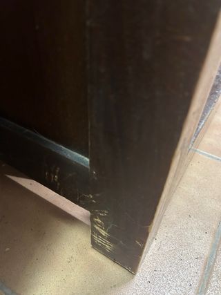 Aparador comedor madera maciza con puertas y cajon