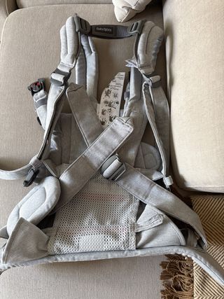 Mochila Porta Bebé Harmony Gris