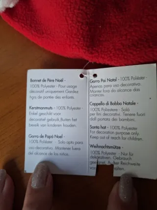 Gorro Pai Natal CASA Vermelho