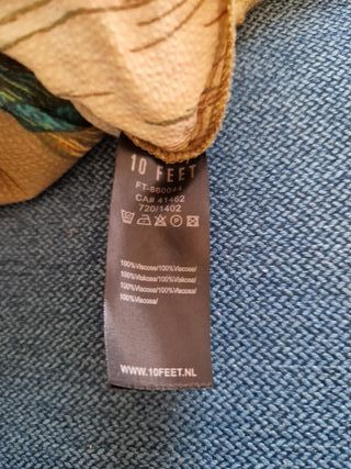 Vestido 10 Feet estampado botánico Talla XS