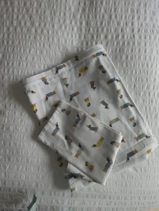 Cuna colecho grande con ruedas + accesorios